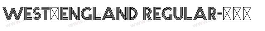 West_england Regular字体转换